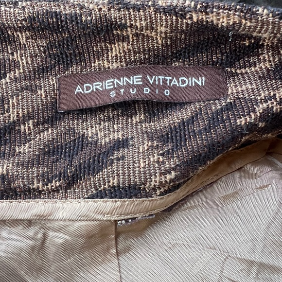 Metallic Animal Print Adrienne Vittadini Skirt - Picture 3 of 6